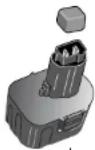 BLACK & DECKER CHT500 - INFORMATION RELATIVE AU CAPUCHON DU BLOC-PILE - 1