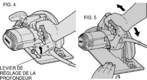 DEWALT DW359 - INSTALLATION ET RETRAIT DE LA LAME - 2