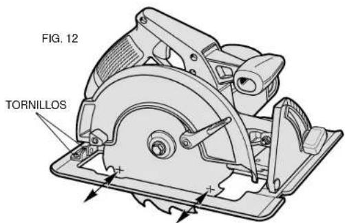 DEWALT DW359 - AJUSTE DE LA ZAPATA EN PARALELO CON EL DISCO - 1