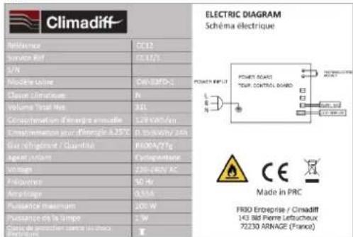 CLIMADIFF CC28 - TECHNISCHE DATEN - 1