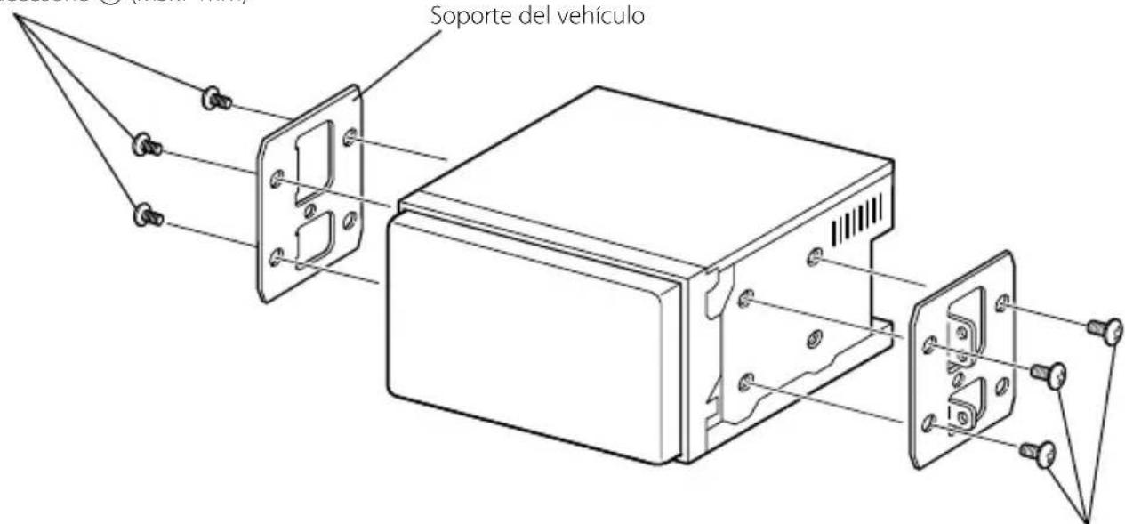 KENWOOD DDX8046BT - Instalación en coches Toyota, Nissan o Mitsubishi utilizando soportes - 1