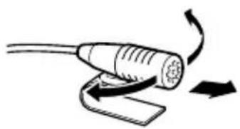 KENWOOD DDX8046BT - Installing the Talk Switch (DNX9960 only) and the Microphone Unit - 3