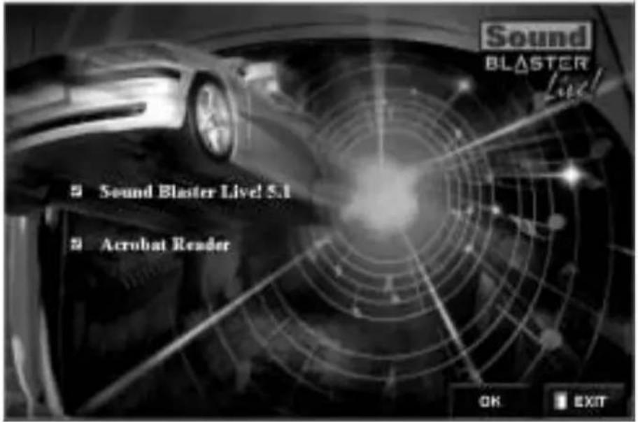 CREATIVE Sound Blaster Live Player 5.1 - Paso 3: Instalación del software - 1