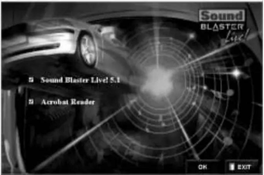 CREATIVE Sound Blaster Live Player 5.1 - Schritt 3: Software installieren - 1