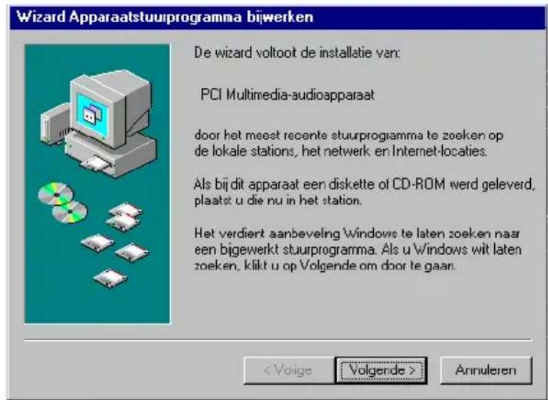CREATIVE Sound Blaster Live Player 5.1 - Voer de volgende stappen uit als u Windows 95/98/ME gebruikt: - 1