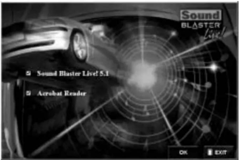 CREATIVE Sound Blaster Live Player 5.1 - Krok 3: Instalacja oprogramowania - 1