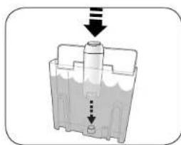 ROWENTA Grind & Infuse Compact 1018 - WATERING THE SOLIS WATER FILTER AND INSTALLING IT IN THE TANK - 5