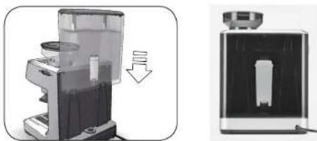 ROWENTA Grind & Infuse Compact 1018 - IMBIBER LE FILTRE A EAU SOLIS ET LE METTRE EN PLACE DANS LE RESERVOIR - 6