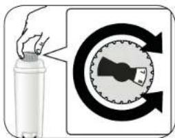 ROWENTA Grind & Infuse Compact 1018 - SOLIS WATERFILTER INWATEREN EN IN HET RESERVOIR INSTALLEREN - 1