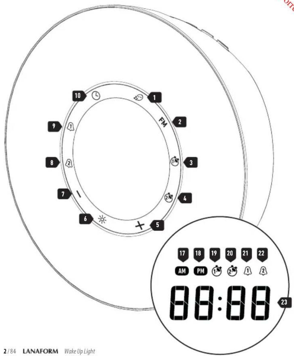 LANAFORM Wake Up Light - 2