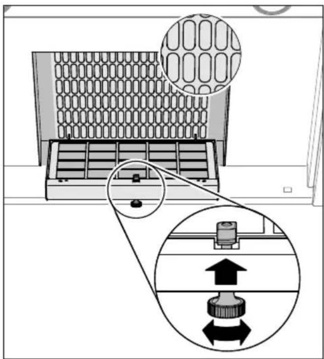 MIELE DKF 11R - Disposing of charcoal filters - 1