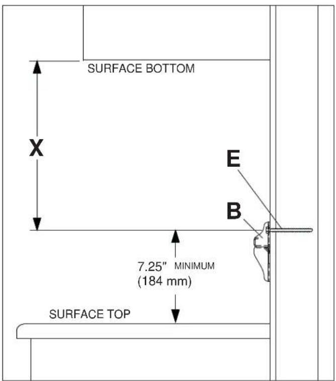 Peerless-AV PS200 - For mounting under a surface - 2
