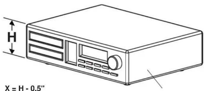 Peerless-AV PS200 - For mounting under a surface - 1