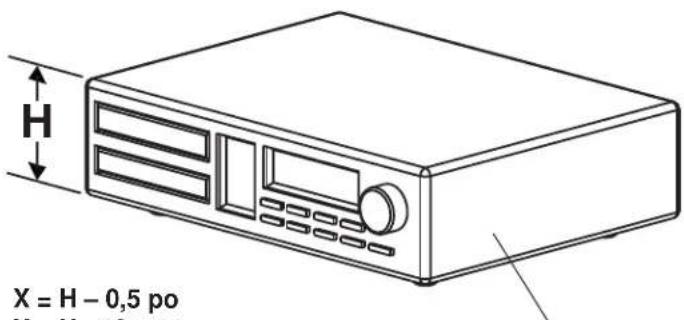 Peerless-AV PS200 - Installation sous une surface - 1