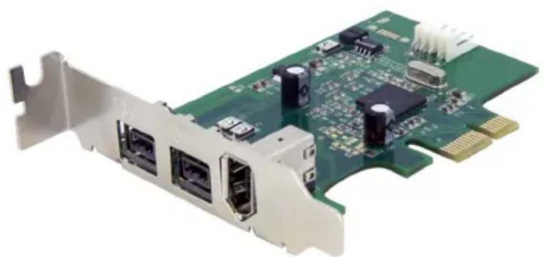StarTech.com PEX1394B3LP - 3ボーツローフロフィル1394PCIExpress FireWireカーユ - 1