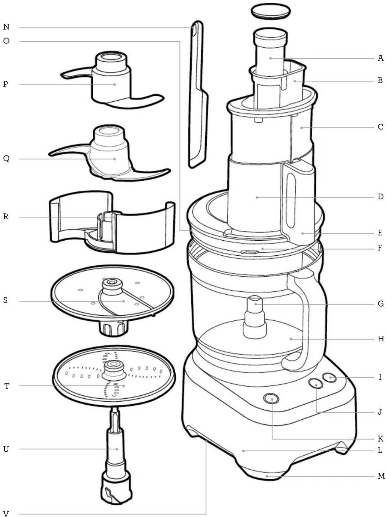 BREVILLE Kitchen Wizz 11 BFP660 - Composants - 1
