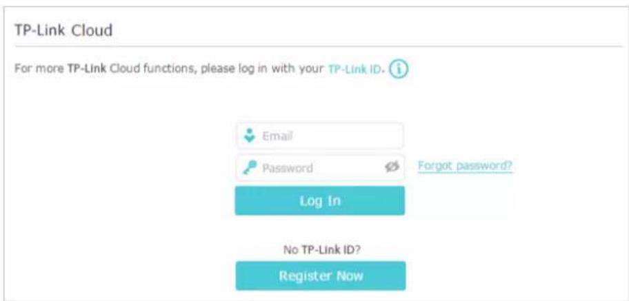 TP-LINK RE500X - Enregister un identifiant TP-Link - 1
