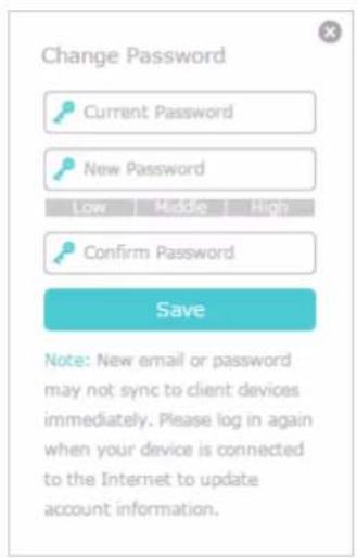 TP-LINK RE500X - 4.2.Modifier vos informations d'identification TP-Link - 2