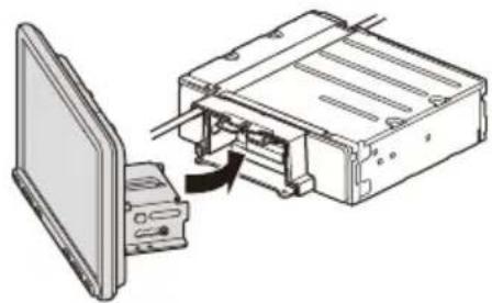 SONY XAVAX8100 - ⑤ Making sure the mounting positions of the display - 1