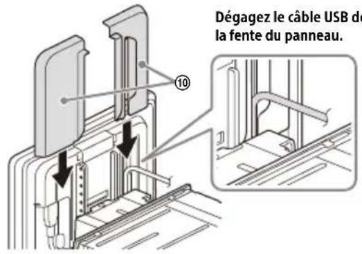SONY XAVAX8100 - ⑦ Fixation de l'écran à l'appareil - 4