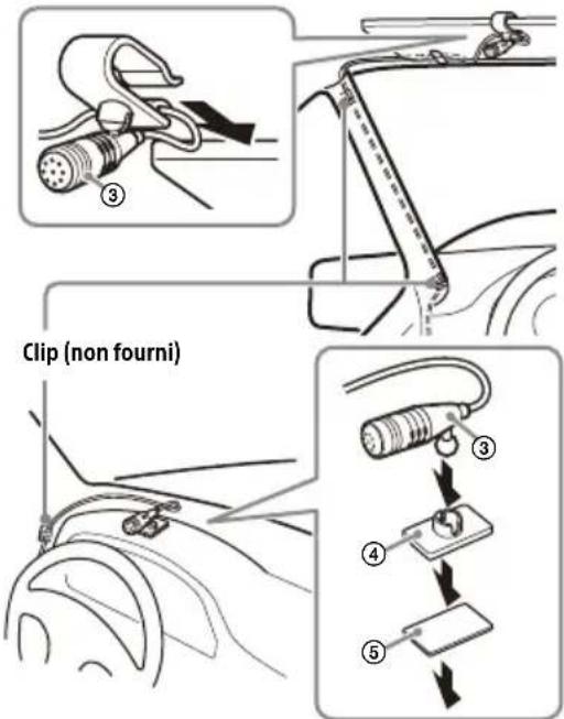 SONY XAVAX8100 - Installation du microphone - 1