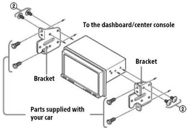 SONY XAVAX150 - Mounting the unit in a Japanese car - 1