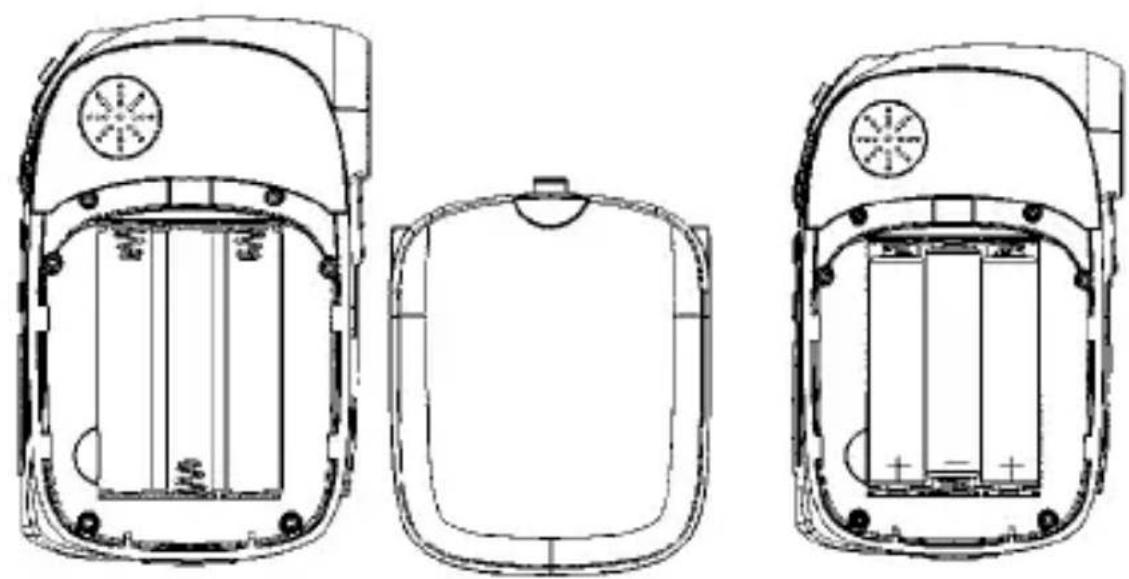 COBY CAM4000 - Installing the Batteries - 1