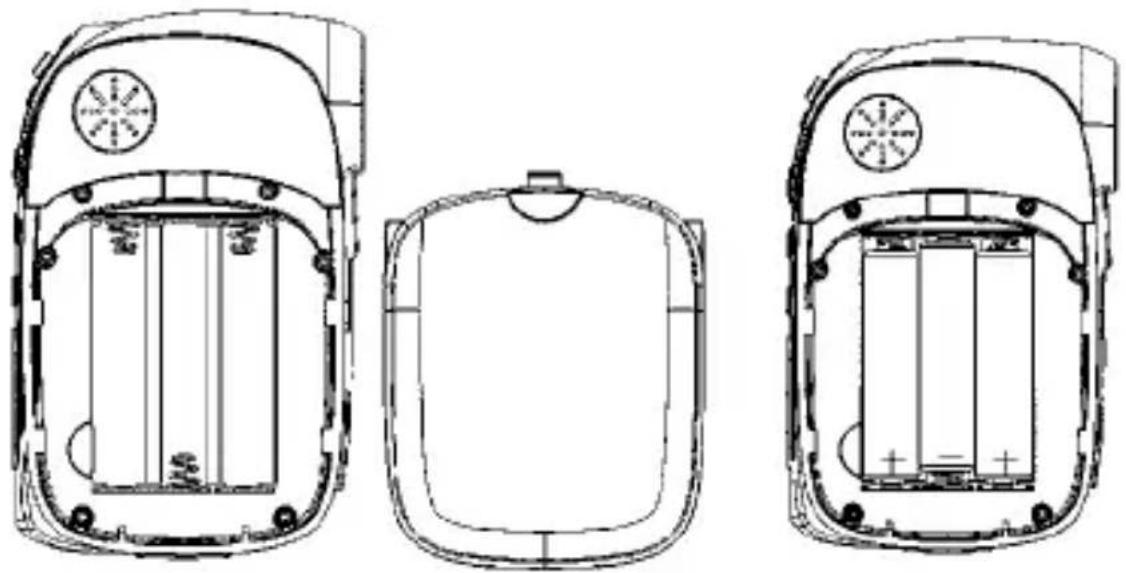 COBY CAM4000 - Mise en place des Piles - 1