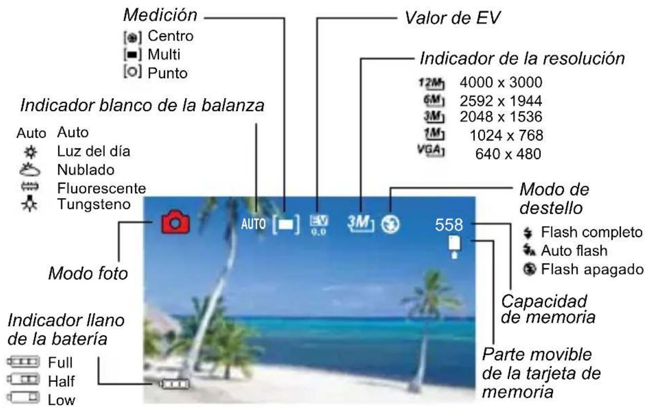 COBY CAM4000 - Generalidades de la pantalla - 3