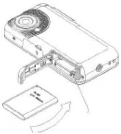 COBY CAM5000 - Installing the Battery - 1