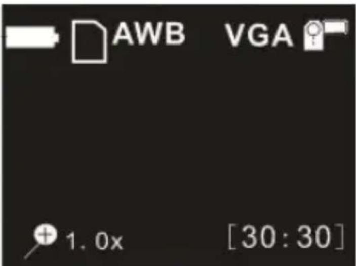 COBY CAM5000 - Generalidades de la Pantalla - 1