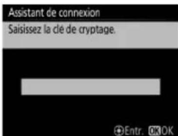 NIKON WT6 - Saisissez la clé de cryptage. - 1