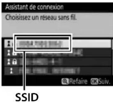 NIKON WT6 - Choisissez un réseau. - 1