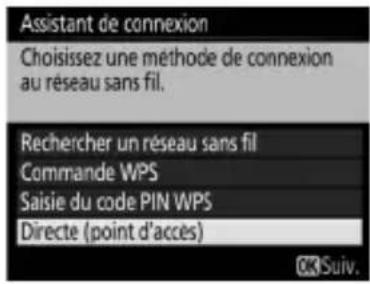 NIKON WT6 - ■Directe (point d'accès) - 1