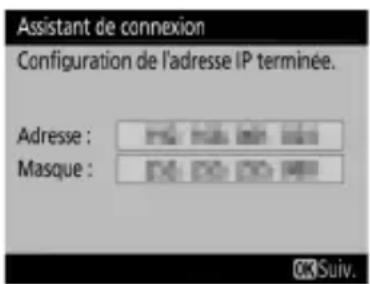 NIKON WT6 - Vérifiez l'adresse IP. - 1
