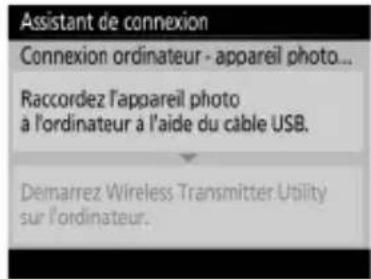 NIKON WT6 - Raccordez l'appareil photo à l'ordinateur. - 1