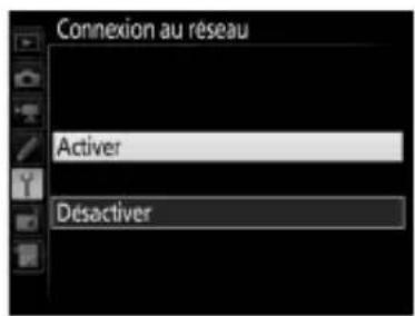 NIKON WT6 - Sélectionnez Activer. - 1
