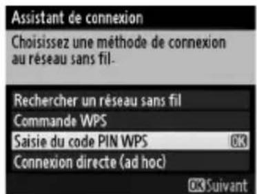 NIKON WT5 - ■Saisie du code PIN WPS - 1