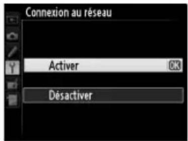 NIKON WT5 - Sélectionner Activer. - 1