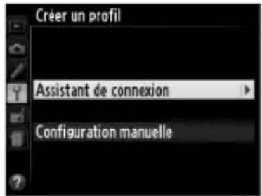 NIKON WT5 - Démarrer l'assistant de connexion. - 1