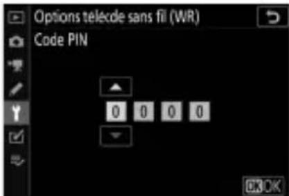 NIKON WRR11b - Saisissez un code PIN. - 1