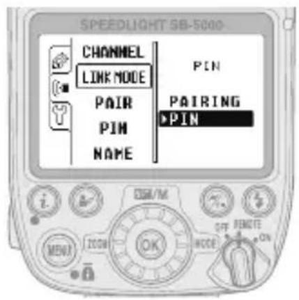 NIKON WRR11b - Choisissez le mode [PIN]. - 1