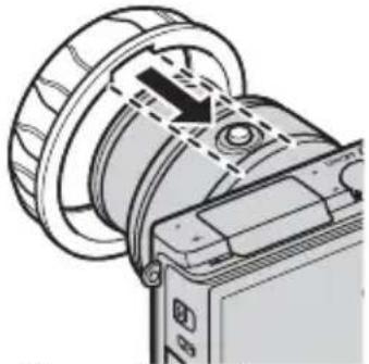 NIKON WPN3 - Collegare la ghiera dentata per regolazione zoom. - 1