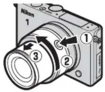 NIKON WPN3 - 安装并伸出镜头。 - 1