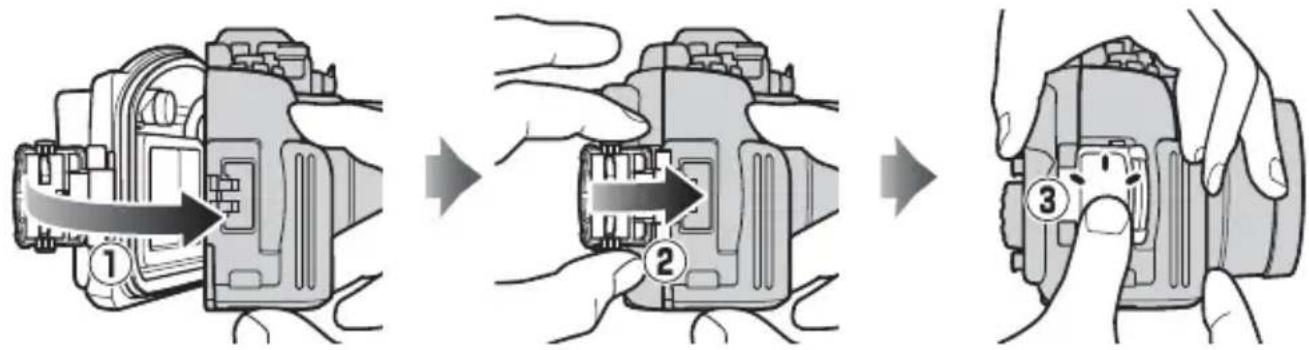 NIKON WPN3 - Verriegeln des Gehäuses - 1