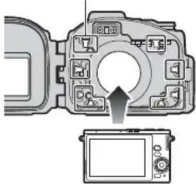 NIKON WPN3 - Insérez l'appareil photo. - 1