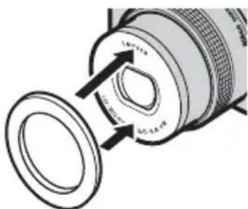NIKON WPN3 - Attach the inner-reflection prevention sticker. - 1