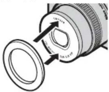 NIKON WPN3 - Coloque la pegatina de prevencion de refl ejos internos. - 1