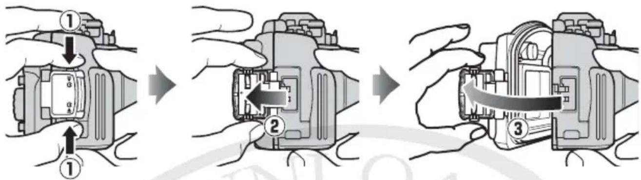 NIKON WPN3 - 解除防水罩的锁定 - 1