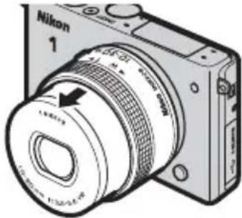 NIKON WPN3 - Bringen Sie das Objektiv an und fahren Sie es aus. - 1